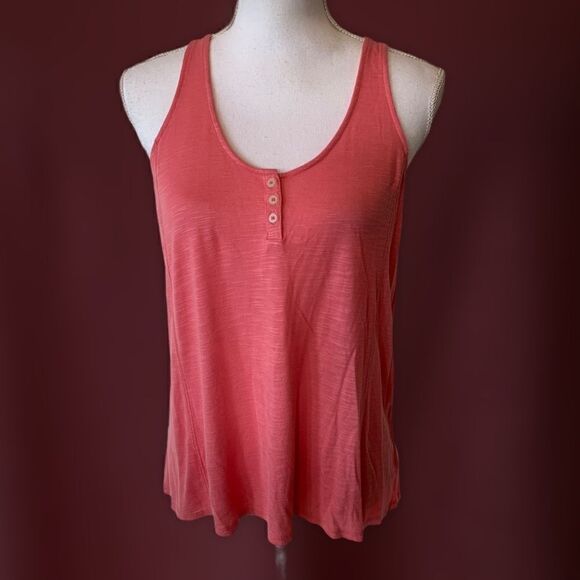 🎄Aeropostale Salmon Cut Out Halter - Picture 1 of 7